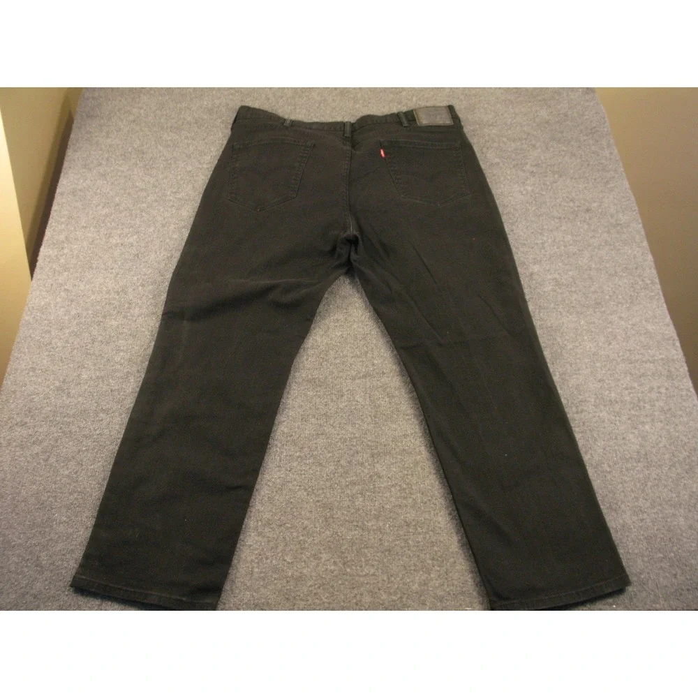 Levis 541‎ Athletic Taper Jeans Mens 40x32 Black Denim Pants 18181-0058 #2161